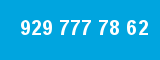 929 777 78 62 929 777 78 62